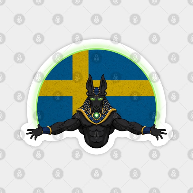 Anubis Sweden Magnet by RampArt