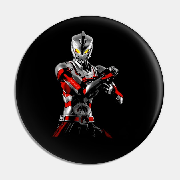 Ultraman Ace Suit Pin by Pakyu Pashion