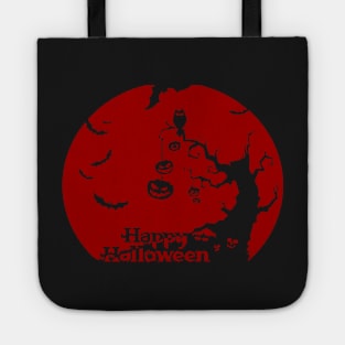 The Dark of Happy Halloween Party Tote