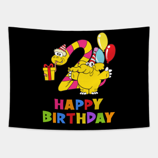 2nd Birthday Party 2 Year Old 2 Years Tapestry