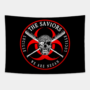 Biohazard The Saviors We Are Negan Ring Patch Tapestry