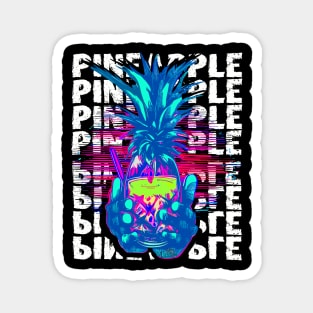 Pineapple Illustration Magnet