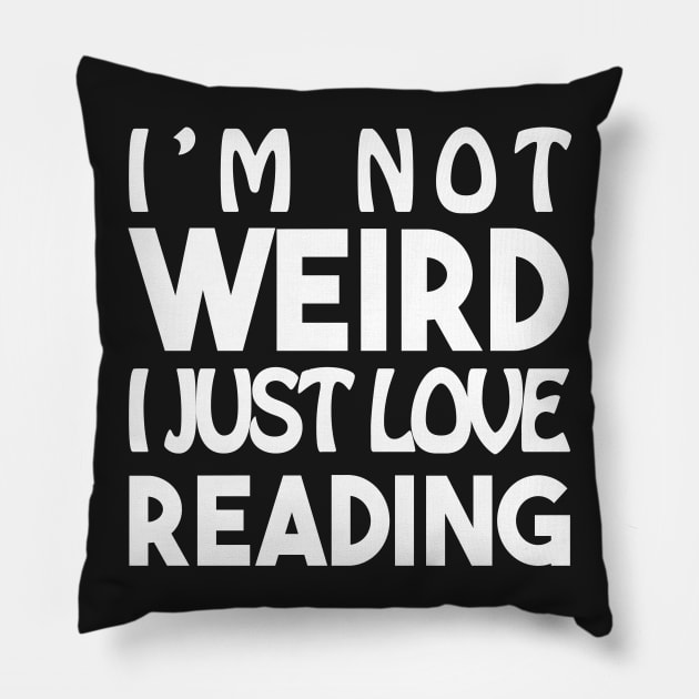 Sentence Weird : Reading°2 Pillow by PolygoneMaste