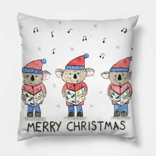 koalas carolling Pillow