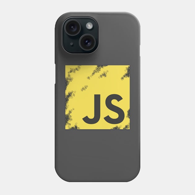 Distressed JavaScript Phone Case by RobertGeekLife