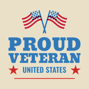 Proud Veteran United States Design T-Shirt