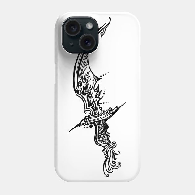 Fantasy Knife Phone Case by TKDoodle