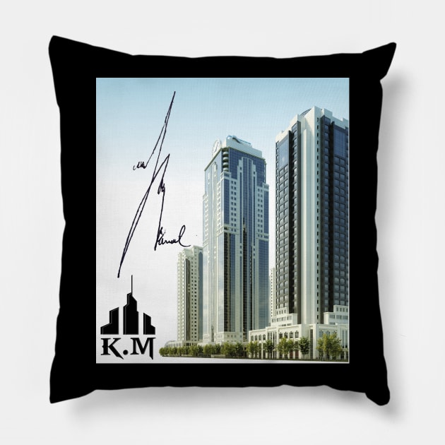 CITY K.M Pillow by TOPTshirt