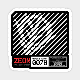 ZEON stripes Magnet