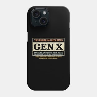 Rated Gen X Phone Case