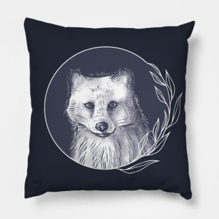 Arctic Fox (Light) Pillow