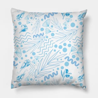 Santorini Greece pattern #10 Pillow