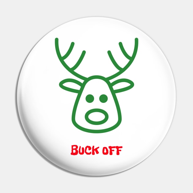 Buck Off Pin by Cranky Goat