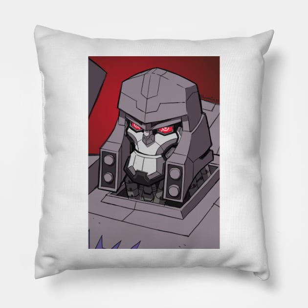 Animated Villain Bot Pillow by Novanim