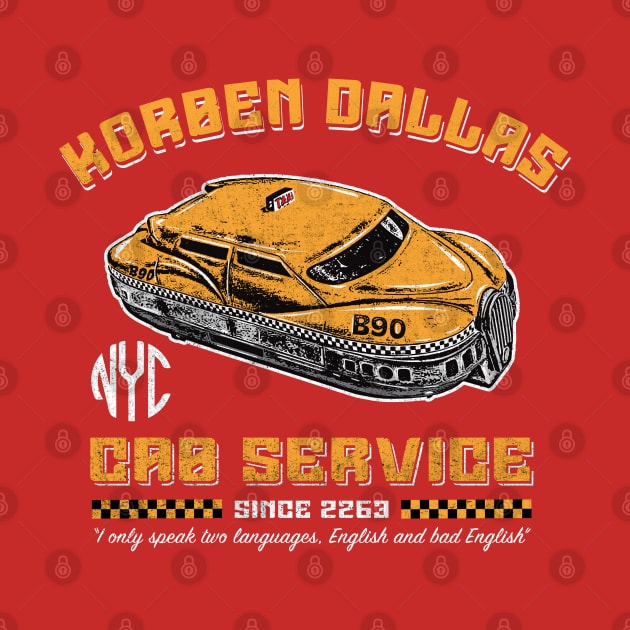 Korben Dallas Cab Service by Alema Art