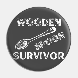 Wooden Spoon Survivor Pin