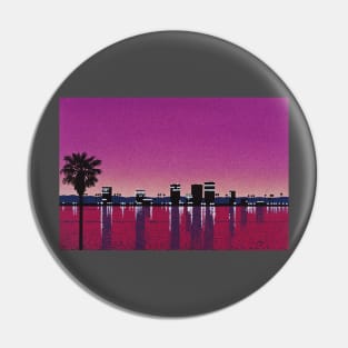 Hiroshi Nagai City Pop - Hiroshi Nagai artwork - Hiroshi Nagai Drugstore - The Limelight monolog Pin