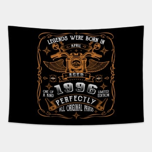 Legends Born In April 1996 25th Birthday Gift Tapestry