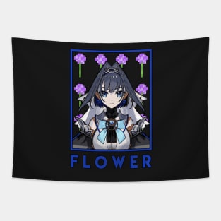 Ouro Kronii Flower Hololive English Council Tapestry