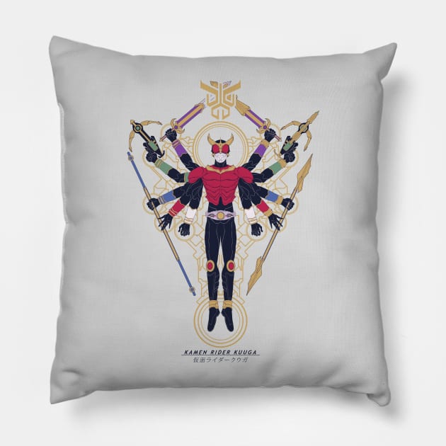 Kamen RIder Kuuga Pillow by marchofvenus