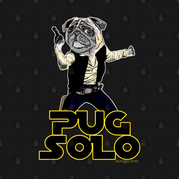 Pug Solo by darklordpug