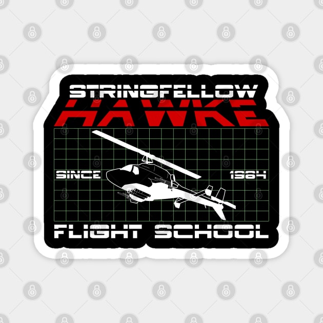 Stringfellow Hawke Flight School Magnet by Meta Cortex