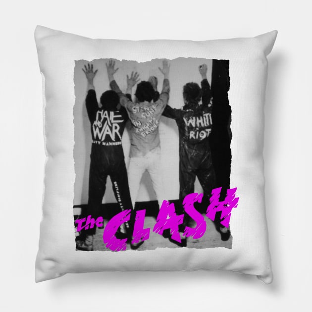 the clash Pillow by small alley co