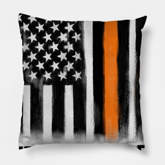 First responder. Public works Pillow by stuff101