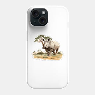 Rhino Love Phone Case