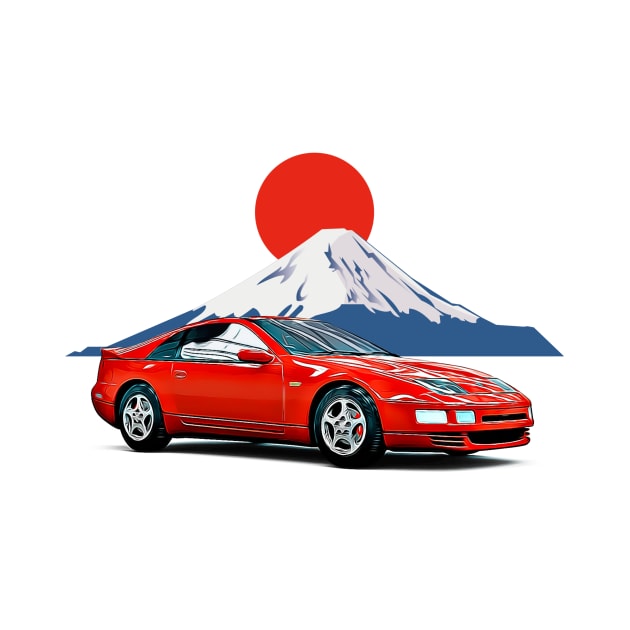 300zx Fuji JDM Japan Print by Auto-Prints