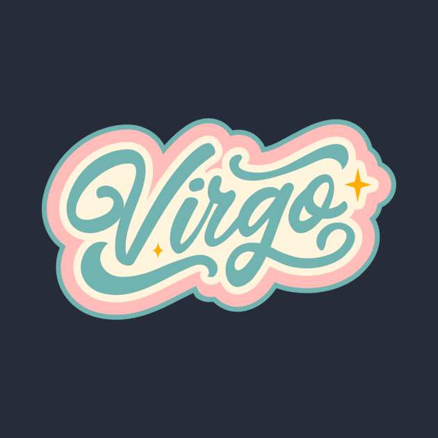 Virgo Birthday retro by Positively Petal Perfect 