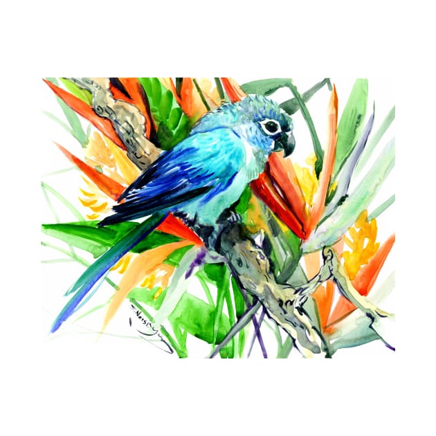 Parrot and Tropical Foliage, Tropical Colors by surenart