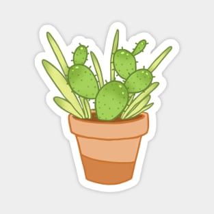 Plant Cactus Pot Magnet