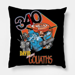 340 Wedge - David Among Goliaths Pillow