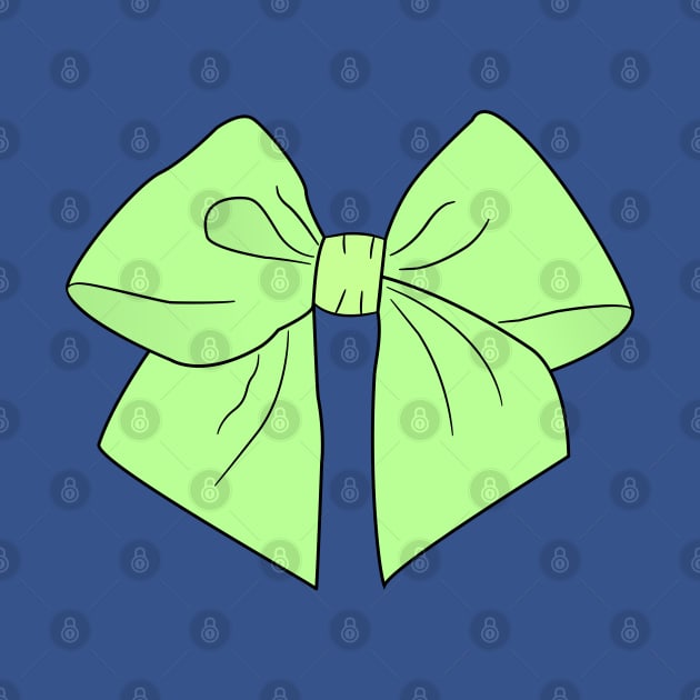 Spring Green Vector Bow by LozMac