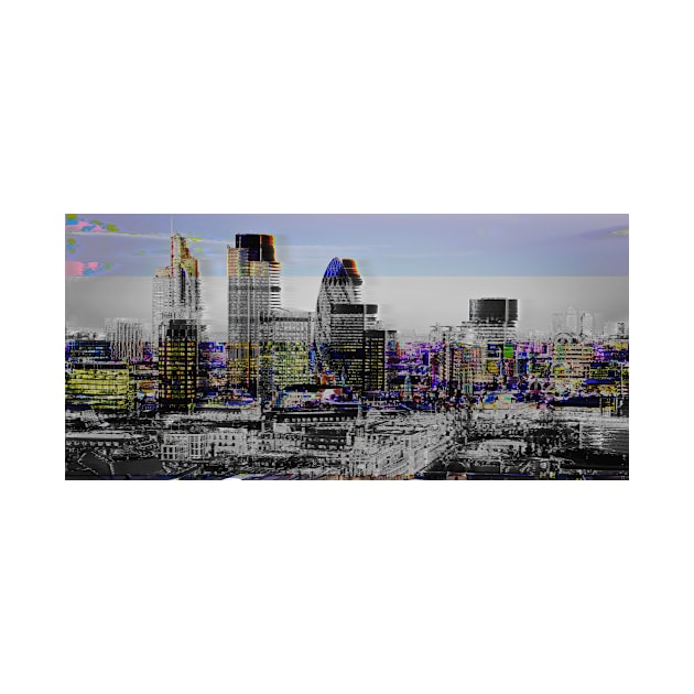 London Skyline Glitch by brutalworld