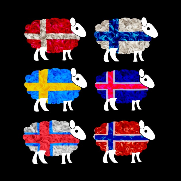 Scandinavian Sheep by Alex Bleakley