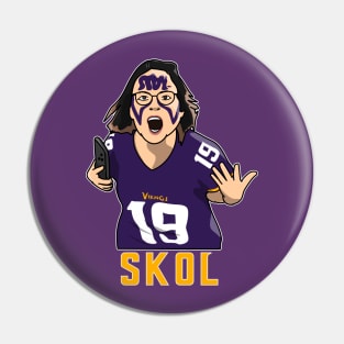 Superfan skol Pin