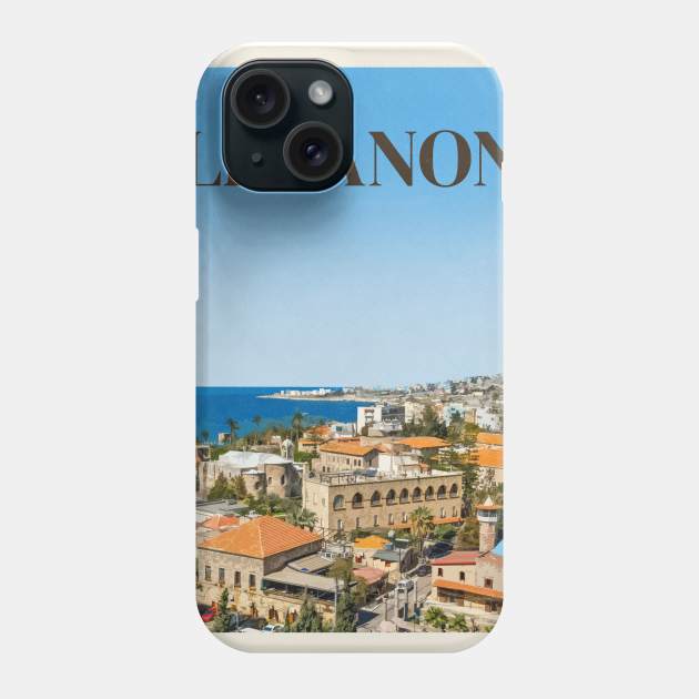 Visit Lebanon Phone Case by Mercury Club