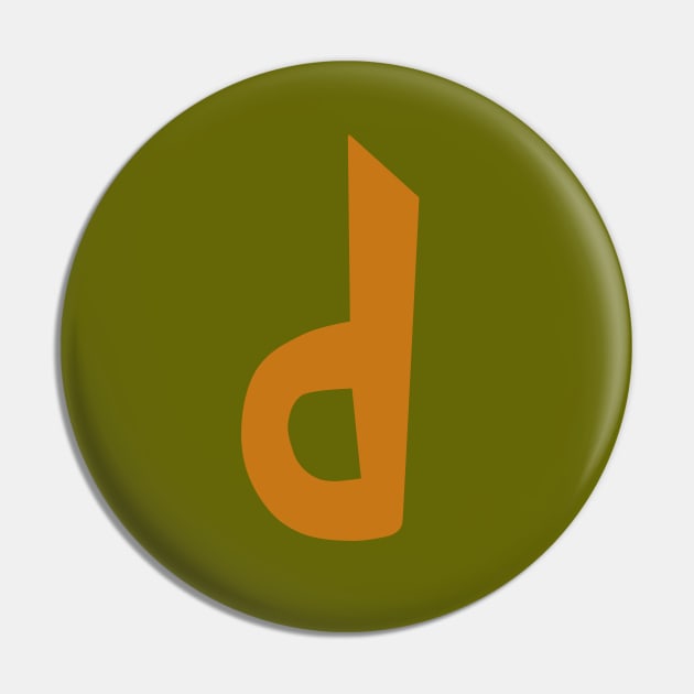 TD DJ - Child version "d" Pin by CourtR
