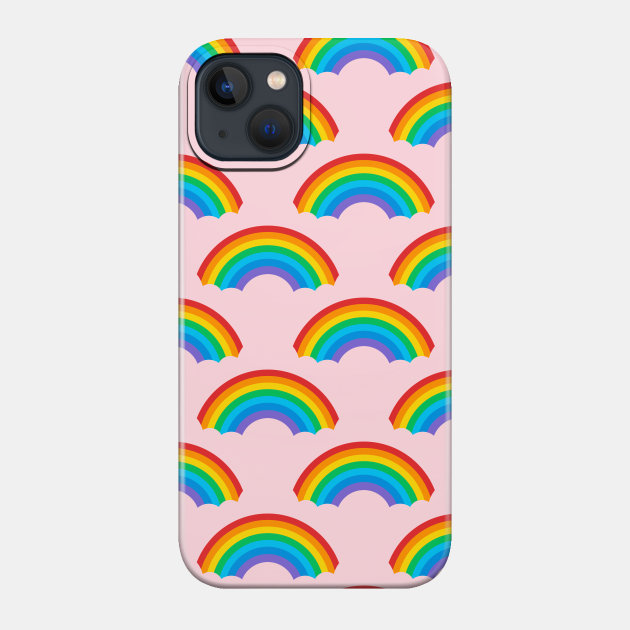 Cute Rainbow Pattern - Rainbow - Phone Case