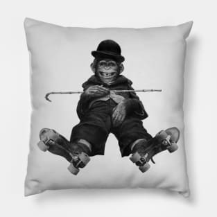 Chimp Chaplin Pillow