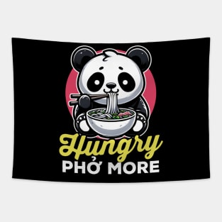 Hungry Pho More Panda Tapestry