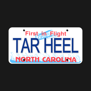 Tar Heel North Carolina License Plate T-Shirt