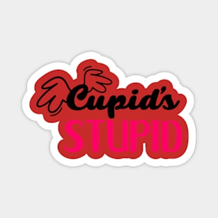 Cupid's Stupid Funny Art Magnet