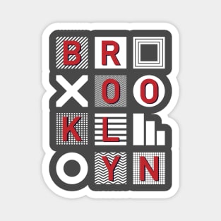 Brooklyn Typography Magnet