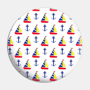 Sailing And Anchors Pin