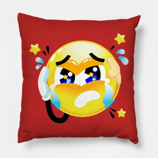 Hurt Face Emoji Pillow