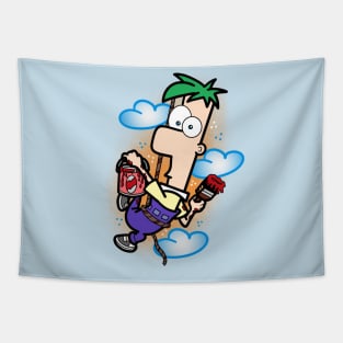 Ferb with paint Tapestry