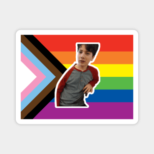 nathan pride flag Magnet